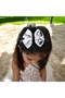 29 October - Special Design White Tulle Detailed Ribbon Crown Buckle - 2
