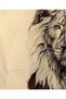 Men's Children's Sweatshirt with Lion Figure Print, Kangaroo Pocket, Hood - 3