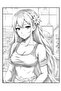 Anime Super Girls Coloring Book (40 Full Pages) - 6