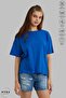 Unisex Oversize Crew Neck Cotton Unprinted Short Sleeve T-Shirt - 4