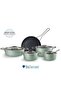 Mastermaid Biodiamond 9 Piece Cookware Set Cabbage Green