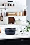 Mutfakaksever Induction Based Enamel Frying Pot 22 Cm Anthracite - 2