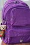 Unisex Purple Bear Backpack School Bag Laptop Travel Bag Waterproof Sports Bag 40X30Cm - 3