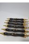 Porcelain Cabinet Handle Gold Black -128 mm (12.8 cm) - 4