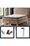 18 cm Matte White Furniture Riser Capsule - Coffee Table Sofa Tv Unit Sofa Leg Base Feet - 7