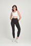 Smoked-Fitted Hip Gathered And Extra Push Up Seamless High Waist Hip Shaping Leggings - 5