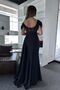 Princess Collar Crepe Luxury Design Evening Dress - 8
