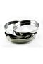 Üzüm Stainless Steel Set of 3 Baking Trays 31 cm 34 cm and 36 cm Depth 4 cm - 3