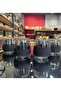 Set of 6 Bottom Black Top Smoke Coffee-Glass Side Water Glass, For Dowry, Gift - 4