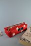 Design Red Large Pencil Case Pen Holder Makeup Bag Multi-Purpose Organizer - 4