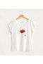 Poppy Floral V-Neck Women's Design T-Shirt
