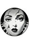 Round Broken Woman Face Patterned Woven Base Washable Carpet Miraface21 - 3