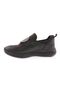 Women's Black Stretch Shoes with Stone Buckle - 061-22k - 6