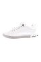 White - 22510 Women's Shearling Sneakers Shoes White - 3