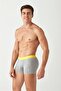 US Polo AssnMen's Gray Melange - Black 2-Piece Boxers - 4