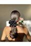 Satin Large Scrunhie Elastic Hair Clip