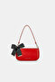 Red Baguette Bag