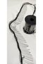 Black Tulle Silver Chain Fringe Ribbon (9 cm) – Decorative Ribbon - 3