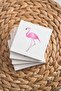 Natural Stone Coasters Set of 4 10x10x1 Cm - Filamingo Printed Natural Stone - 2
