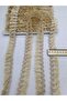 Stripe Fringe Cream with Tassels 5 Meters - 3