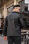 slimfit deri ceket - 4