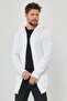 Men's White Patterned Knitwear Cardigan - Hrk8085R04S - 2