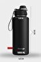 1 Hand Leak-Proof Leak Proof Steel Thermos 1000 ml Black St-210 - 5