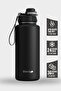 1 Hand Leak-Proof Leak Proof Steel Thermos 1000 ml Black St-210 - 3