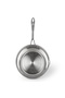 Saucepan 2.4L with Measuring Mark, Stainless Steel Saucepan 18x9cm, Induction Bottom