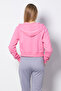 Hooded Short Sweatshirt - Pink - 5