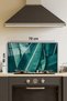 Mega Leaves - Glass Stove Protector, Kitchen Built-In and Countertop Guard, Tempered and Rated - 2