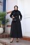 Women's Buttoned Belted Trench Coat