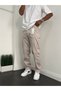 Baggy Cut Linen Men's Trousers - Piece Detailed and Zippered