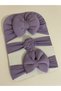 Baby Girl Bonnet Set & Baby Girl Headband Set/ Baby Girl Gift - 2