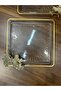 Pandoran's Box - Pasabahce Stoned Butterfly, Square Madlen Presentation Service Set of 2 - 3