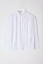 Oversize White Woven Shirt - Pleat Detail, Wide Fit TWOAW25GO00073 - 6