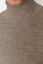Mink Men's Regular Turtleneck Plain Knitwear Sweater Tmnaw21Kz2502 - 4