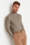 Mink Men's Regular Turtleneck Plain Knitwear Sweater Tmnaw21Kz2502