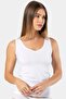3-pack women's tank top with v-neck and wide straps, 95% cotton, 5% elastane