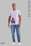 Unisex Crew Neck Bearded Grandpa Printed Cotton Oversized Short Sleeve T-Shirt - 3