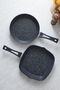 Defne Bio Granite Pan-grill Set Black - 2