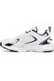 23144 Women's White Navy Blue Thick Sole Memory Orthopedic Walking Training Sneaker Daily Sports Shoes - 5