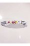 Silver Floral Porcelain Handle 96mm - 2