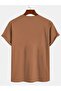 Unisex Brown Rope Astronaut Printed Oversize T-Shirt - 2
