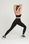 Black Buttocks Gathered Gymhams (UNBOOKED) Hip Shaping Push Up Seamless Fitness Sports Tights - 3