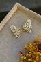 2-Piece Butterfly Model Metal Latch Buckle Gold