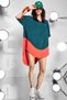 Dark Green Orange Tunic 15280 - 5
