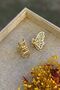 2-Piece Butterfly Model Metal Latch Buckle Gold - 2