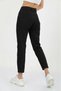 Black Colorfast Mom Jean Women's Boyfriend High Waist Power Lycra - 2