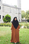 Pleated Zippered Airobion Fabric Hijab Dress - 3